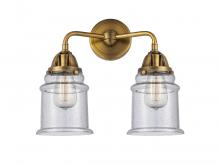 Innovations Lighting 288-2W-BB-G184 - Canton - 2 Light - 14 inch - Brushed Brass - Bath Vanity Light