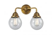 Innovations Lighting 288-2W-BB-G204-6 - Beacon - 2 Light - 14 inch - Brushed Brass - Bath Vanity Light