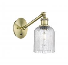 Innovations Lighting 317-1W-AB-G559-5SDY - Bridal Veil - 1 Light - 5 inch - Antique Brass - Adjustable Sconce