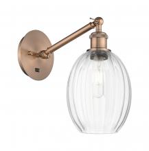 Innovations Lighting 317-1W-AC-G459-6CL - Preston Bulb - 1 Light - 6 inch - Antique Copper - Sconce
