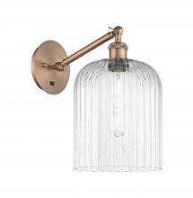 Innovations Lighting 317-1W-AC-G559-8CL - Bridal Veil - 1 Light - 5 inch - Antique Copper - Sconce