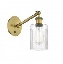 Innovations Lighting 317-1W-BB-G342 - Hadley - 1 Light - 5 inch - Brushed Brass - Adjustable Sconce