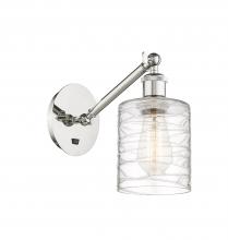 Innovations Lighting 317-1W-PN-G1113 - Cobbleskill - 1 Light - 5 inch - Polished Nickel - Adjustable Sconce