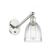 Innovations Lighting 317-1W-PN-G442 - Brookfield - 1 Light - 6 inch - Polished Nickel - Sconce