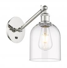 Innovations Lighting 317-1W-PN-G558-6CL - Bella - 1 Light - 6 inch - Polished Nickel - Adjustable Sconce