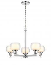 Innovations Lighting 330-5CR-PC-CLW - Cairo - 5 Light - 20 inch - Polished Chrome - Chain Hung - Chandelier