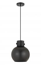Innovations Lighting 410-1PM-BK-M410-10BK - Newton Sphere - 1 Light - 10 inch - Matte Black - Cord hung - Pendant