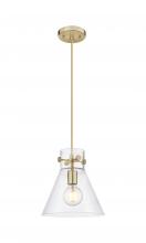 Innovations Lighting 410-1PM-CB-G411-10CL - Newton Cone - 1 Light - 10 inch - Champagne Bronze - Cord hung - Pendant