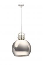 Innovations Lighting 410-1SL-PN-M410-14PN - Newton Sphere - 1 Light - 14 inch - Polished Nickel - Multi Pendant