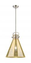 Innovations Lighting 410-1SL-SN-G411-14ME - Newton Cone - 1 Light - 14 inch - Satin Nickel - Pendant