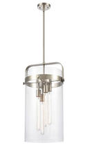 Innovations Lighting 413-4S-SN-12CL - Pilaster - 4 Light - 13 inch - Brushed Satin Nickel - Cord hung - Pendant