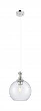 Innovations Lighting 415-1P-PN-G124-10 - Astor - 1 Light - 10 inch - Polished Nickel - Cord hung - Mini Pendant