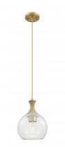 Innovations Lighting 415-1PR-BB-G122-8 - Astor - 1 Light - 8 inch - Brushed Brass - Cord hung - Mini Pendant