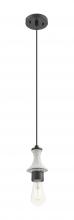 Innovations Lighting 415-1PR-BK - Astor - 1 Light - 3.5 inch - Matte Black - Cord hung - Mini Pendant