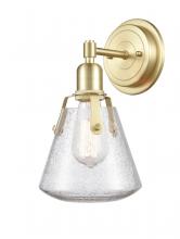 Innovations Lighting 422-1W-SB-G4224-7 - Luna - 1 Light - 7 inch - Satin Brass - Bath Vanity Light