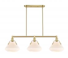 Innovations Lighting 422-3I-SB-10W - Luna - 3 Light - 42 inch - Satin Brass - Cord hung - Island Light