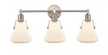 Innovations Lighting 422-3W-SN-G4221-7 - Luna - 3 Light - 29 inch - Satin Nickel - Bath Vanity Light