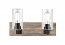 Innovations Lighting 424-2W-BK-G4452 - Diego - 2 Light - 17 inch - Matte Black - Bath Vanity Light