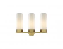 Innovations Lighting 427-3W-BB-G427-14WH - Claverack - 3 Light - 22 inch - Brushed Brass - Bath Vanity Light