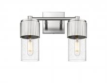 Innovations Lighting 428-2W-SN-G428-7SDY - Bolivar - 2 Light - 14 inch - Satin Nickel - Bath Vanity Light