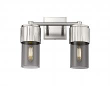 Innovations Lighting 428-2W-SN-G428-7SM - Bolivar - 2 Light - 14 inch - Satin Nickel - Bath Vanity Light
