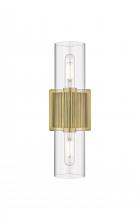 Innovations Lighting 428-2WL-BB-G428-7CL - Bolivar - 2 Light - 5 inch - Brushed Brass - Bath Vanity Light