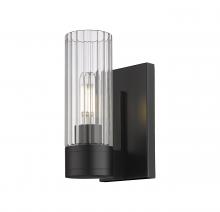 Innovations Lighting 429-1W-BK-G429-8CL - Empire - 1 Light - 5 inch - Matte Black - Sconce