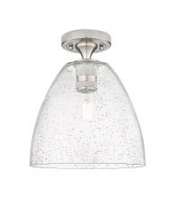 Innovations Lighting 434-1F-SN-GBD-94 - Crown Point - 1 Light - 9 inch - Satin Nickel - Flush Mount