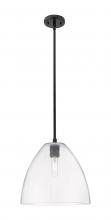 Innovations Lighting 434-1S-BK-GBD-122 - Crown Point - 1 Light - 12 inch - Matte Black - Pendant