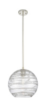 Innovations Lighting 434-1S-PN-G1213-10CL - Crown Point - 1 Light - 10 inch - Polished Nickel - Pendant