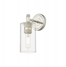 Innovations Lighting 434-1W-PN-G434-7CL - Crown Point - 1 Light - 5 inch - Polished Nickel - Sconce