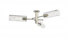 Innovations Lighting 434-3F-PN-G434-12SDY - Crown Point - 3 Light - 34 inch - Polished Nickel - Flush Mount