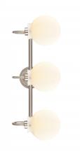 Innovations Lighting 437-3W-SN-W - Olivia Bath Vanity Light