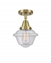 Innovations Lighting 447-1C-AB-G534 - Oxford - 1 Light - 8 inch - Antique Brass - Flush Mount