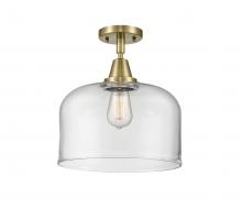 Innovations Lighting 447-1C-AB-G72-L - Bell - 1 Light - 12 inch - Antique Brass - Semi-Flush Mount