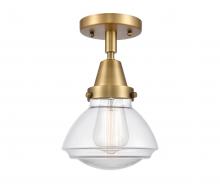 Innovations Lighting 447-1C-BB-G322 - Olean - 1 Light - 7 inch - Brushed Brass - Semi-Flush Mount