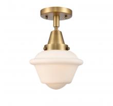 Innovations Lighting 447-1C-BB-G531 - Oxford - 1 Light - 8 inch - Brushed Brass - Flush Mount