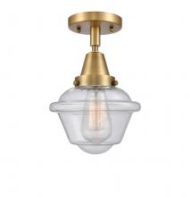 Innovations Lighting 447-1C-BB-G534 - Oxford - 1 Light - 8 inch - Brushed Brass - Semi-Flush Mount