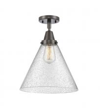 Innovations Lighting 447-1C-OB-G44-L - Cone - 1 Light - 12 inch - Oil Rubbed Bronze - Semi-Flush Mount