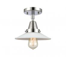 Innovations Lighting 447-1C-PC-G1 - Halophane - 1 Light - 9 inch - Polished Chrome - Semi-Flush Mount