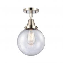 Innovations Lighting 447-1C-PN-G204-8 - Beacon - 1 Light - 8 inch - Polished Nickel - Semi-Flush Mount