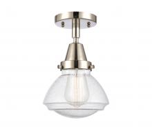 Innovations Lighting 447-1C-PN-G324 - Olean - 1 Light - 7 inch - Polished Nickel - Semi-Flush Mount