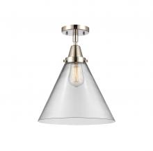 Innovations Lighting 447-1C-PN-G42-L - Cone - 1 Light - 12 inch - Polished Nickel - Semi-Flush Mount