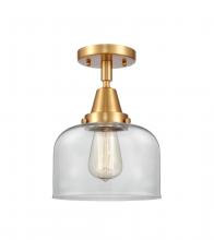 Innovations Lighting 447-1C-SG-G72 - Bell - 1 Light - 8 inch - Satin Gold - Semi-Flush Mount