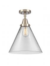 Innovations Lighting 447-1C-SN-G42-L - Cone - 1 Light - 12 inch - Brushed Satin Nickel - Flush Mount