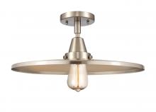 Innovations Lighting 447-1C-SN-MFR-SN-16 - Appalachian - 1 Light - 16 inch - Brushed Satin Nickel - Semi-Flush Mount