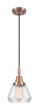 Innovations Lighting 447-1P-AC-G172 - Fulton - 1 Light - 7 inch - Antique Copper - Mini Pendant