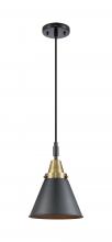 Innovations Lighting 447-1P-BAB-M13-BK - Appalachian - 1 Light - 8 inch - Black Antique Brass - Mini Pendant