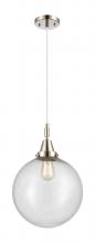 Innovations Lighting 447-1P-PN-G204-12 - Beacon - 1 Light - 12 inch - Polished Nickel - Mini Pendant