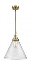 Innovations Lighting 447-1S-AB-G44-L - Cone - 1 Light - 12 inch - Antique Brass - Mini Pendant